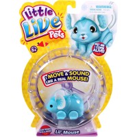 Moose Toys Little Live Pets Season 1 Lil' Mouse Single Pack, Chatter   